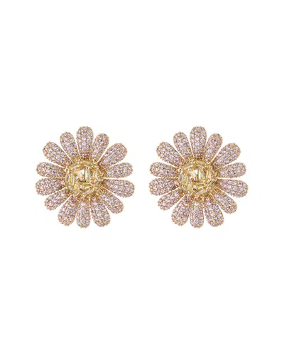 Eye Candy La Luxe Collection 18k Plated Daisy Studs