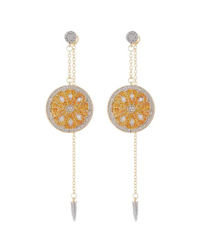 Eye Candy La Luxe Collection 18k Plated Drop Earrings