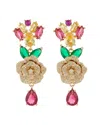 Eye Candy La Luxe Collection 18k Plated Sophia Drop Earrings
