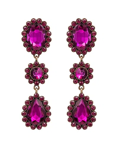 Eye Candy La Luxe Collection Crystal Cascade Drop Earrings
