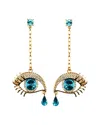 Eye Candy La Luxe Collection Crystal Eye My Earrings