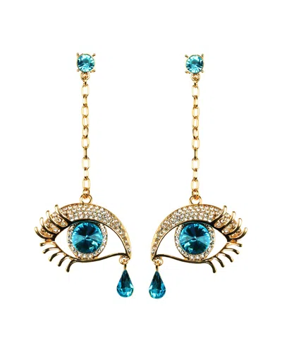 EYE CANDY LA EYE CANDY LA LUXE COLLECTION CRYSTAL EYE MY EARRINGS