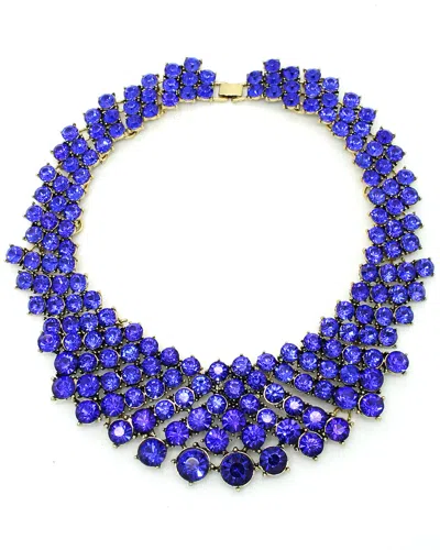 Eye Candy La Luxe Collection Crystal Necklace In Blue