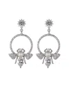 Eye Candy La Luxe Collection Cz Glam Bee Drop Earrings