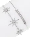 Eye Candy La Luxe Collection Cz Set Of 2 Adjustable Bracelets