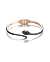 Eye Candy La Luxe Collection Cz Snake Cuff Bracelet