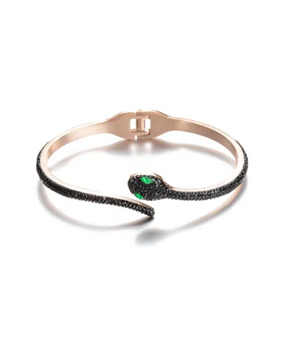 Eye Candy La Luxe Collection Cz Snake Cuff Bracelet