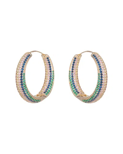 Eye Candy La Luxe Collection Cz Valentina Loop Earrings