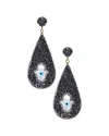 Eye Candy La Luxe Collection Hematite Drop Earrings
