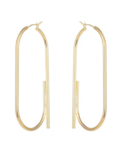 EYE CANDY LA EYE CANDY LA LUXE COLLECTION MADEYN OVAL LOOP EARRINGS