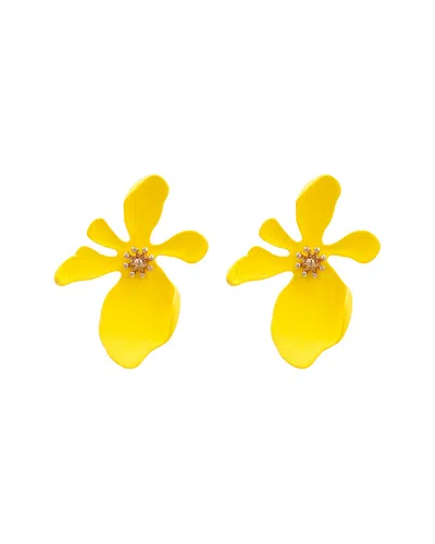 Eye Candy La Luxe Collection Resin Georgia Matte Earrings In Multi