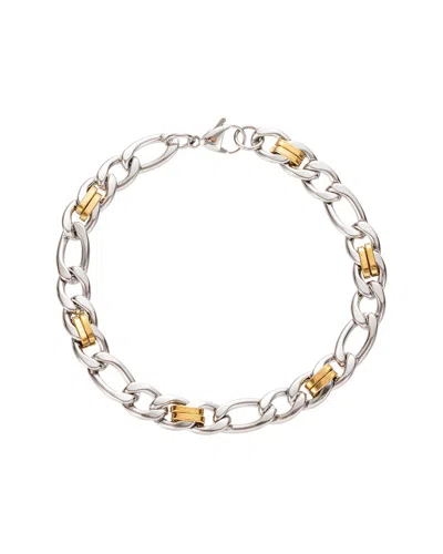 EYE CANDY LA EYE CANDY LA LUXE COLLECTION TITANIUM CUBAN LINK BRACELET