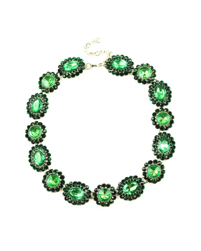 Eye Candy La Luxe Glass Crystal Elizabeth Statement Necklace In Multi ...
