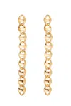 Eye Candy La Mariner Dangle Earrings In Gold