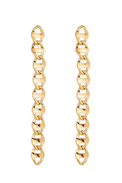 Eye Candy La Mariner Dangle Earrings In Gold