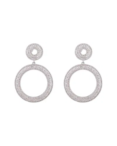 Eye Candy La Megan Loop Cz Crystal Drop Earring