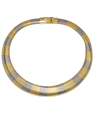 EYE CANDY LA EYE CANDY LA MEGAN TWO-TONE MESH COLLAR NECKLACE
