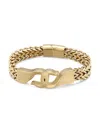 Eye Candy La Men's Benjamin Goldtone Titanium Bracelet In Neutral