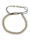 EYE CANDY LA MEN'S HUGO RONDELLE TITANIUM BEAD BRACELET