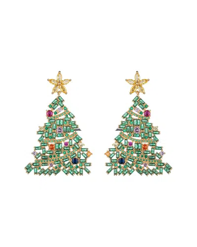 Eye Candy La Merry Tree Earrings In Multi