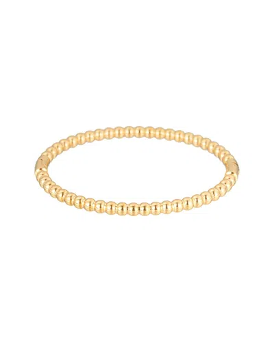 Eye Candy La Michelle Titanium Beaded Bracelet In Gold