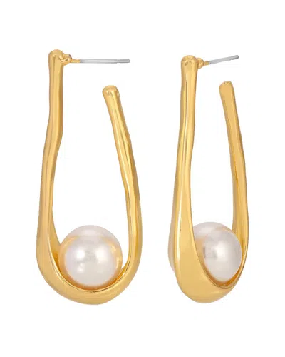 Eye Candy La Mila Drop Earrings In Gold