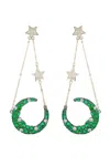 Eye Candy La Nevaeh Earrings - Green In Multi