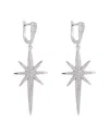 Eye Candy La North Start Cz Crystal Drop Earring