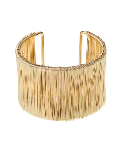 Eye Candy La Onda Cuff Bracelet In Gold