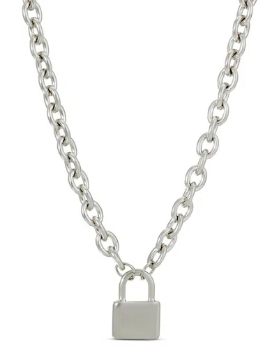 Eye Candy La Pendant Necklace In Grey