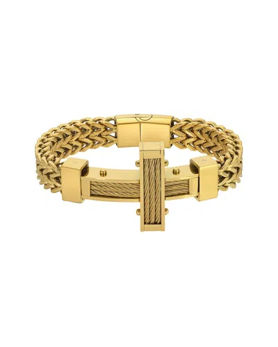 Eye Candy La Phoebe Golden Cross Bracelet