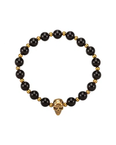 Eye Candy La Premium Collection Titanium Agate Ethan 3pc Stretch Bracelet Set