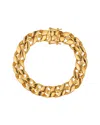 Eye Candy La Premium Collection Titanium Mason Cuban Link Skull Bracelet