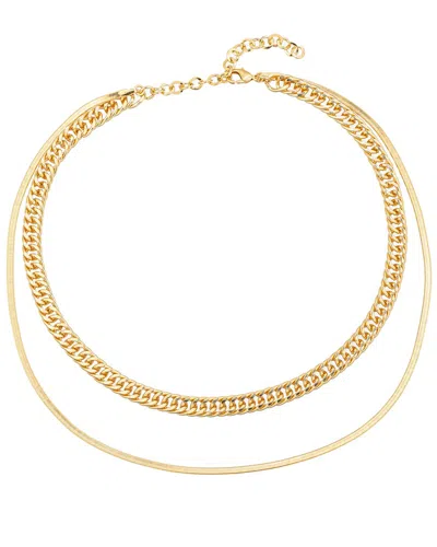 Eye Candy La Premium Collection Titanium Zo Cuban 2pc Necklace Set