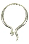Eye Candy La Python Necklace In Silver