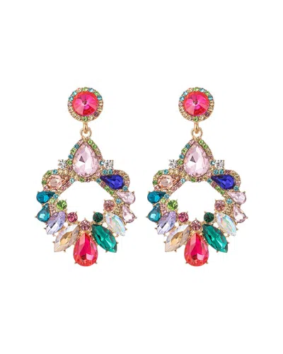 Eye Candy La Rainy Rainbow Drop Earrings In Multi