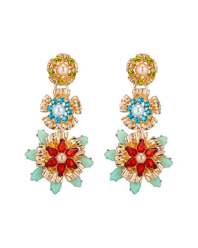 EYE CANDY LA EYE CANDY LA REBECCA CRYSTAL STATEMENT EARRINGS