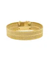Eye Candy La Rebecca Mesh Stackable Bracelet In Gold