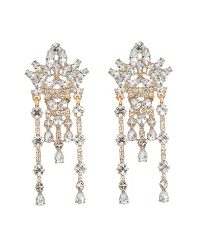 Eye Candy La Royal Crown Statement Necklace In Silver