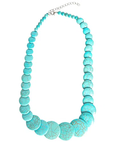 Eye Candy La Sandy Teal Necklace In Gold