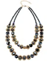 Eye Candy La Sea Glass & Crystal London Statement Necklace