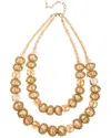 Eye Candy La Sea Glass & Crystal Paris Statement Necklace
