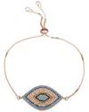 Eye Candy La Sophia 18k Gold Plated Evil Eye Cz Crystal