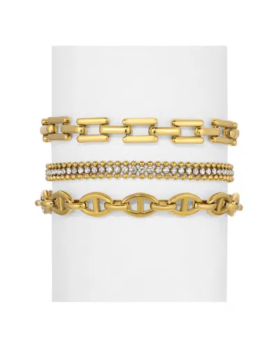 Eye Candy La Stack Bracelet Set In Neutral