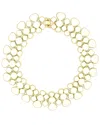 Eye Candy La Statement Collection Honey Comb Statement Collar Necklace