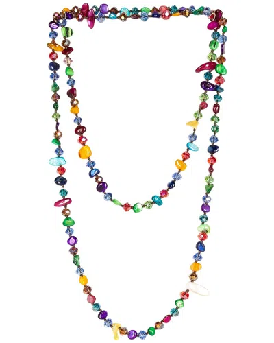 Eye Candy La Sunny Rainbow Necklace In Multi