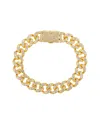 Eye Candy La Suzy Cuban Link Cz Stackable Bracelet In Multi