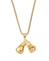Eye Candy La The Bold Collection Titanium Ezra Necklace