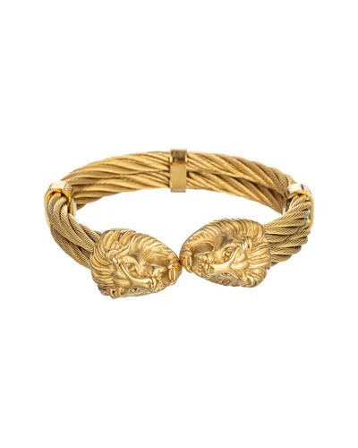 Eye Candy La The Bold Collection Titanium Lion Bracelet