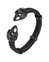 Eye Candy La The Bold Collection Titanium Skull Cuff Bracelet